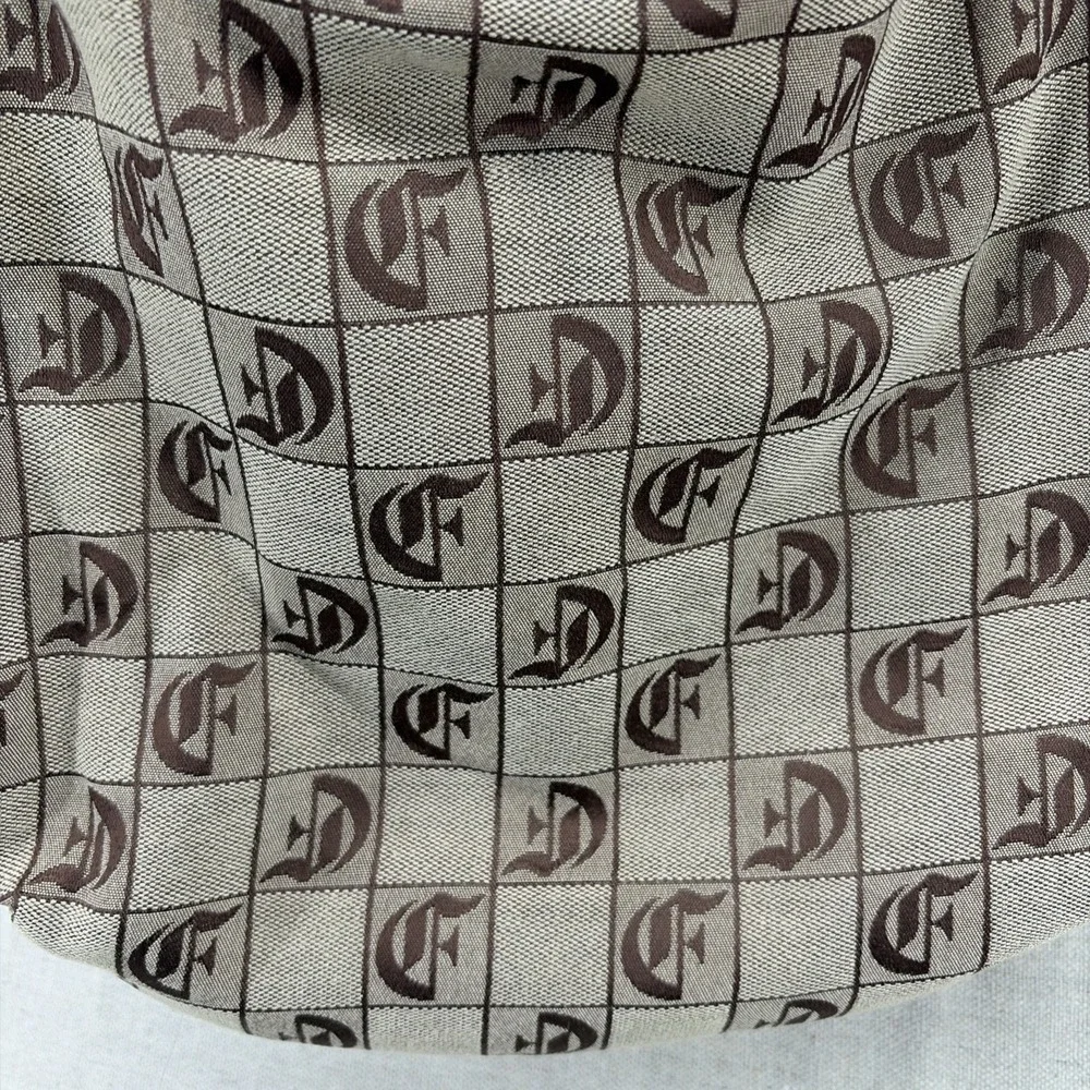 Vintage Y2K Fubu the Collection Canvas Logo Hobo Baguette Bag